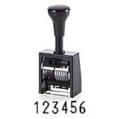 Numeratore B6K&lt;br/&gt;6-Stellen&lt;br/&gt;5.5mm&lt;br/&gt;Block