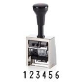 Numeroteur B6&lt;br/&gt;6-Stellen&lt;br/&gt;4.5mm&lt;br/&gt;Block
