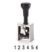 Numeroteur B2&lt;br/&gt;6-Stellen&lt;br/&gt;3.5mm&lt;br/&gt;Block