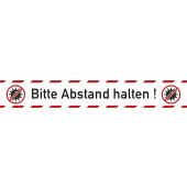 Aufkleber &#171;Bitte Abstand halten!&#187; 