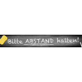 Fussbodenaufkleber Kreide &lt;br /&gt;&#171;Abstand halten&#187;