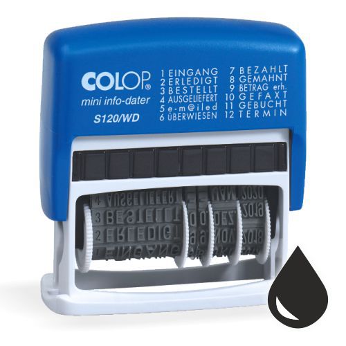 Colop Mini-Info-Dater S 120/WD - DEUTSCH