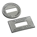 SEPARATE TEXT PLATES FOR PRINTER LINE DATE STAMPS