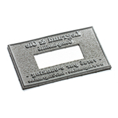 Text plate for Printer Q 24-Dater