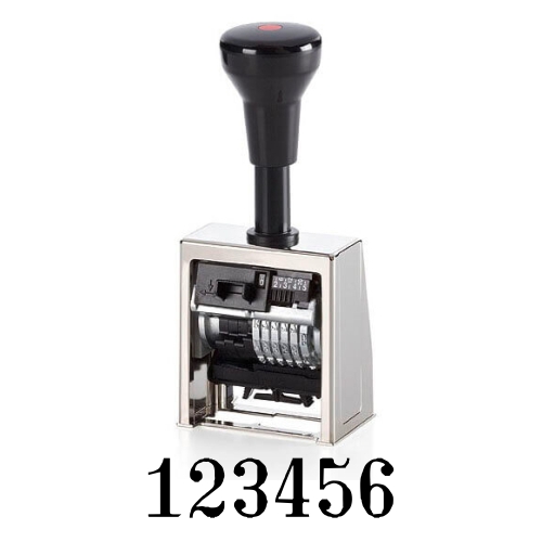 Automatic Numbering Machine REINER B6 6-digits 5.5mm Antiqua
