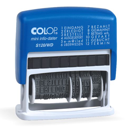 Colop Mini-Info-Dater S 120/WD - GERMAN