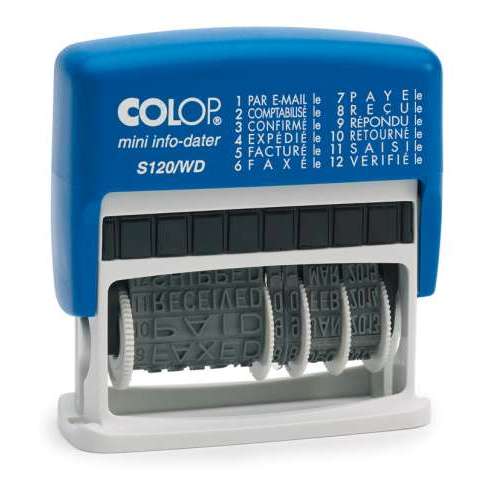 Colop Mini-Info-Dater S 120/WD - FRENCH