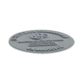 Plaque texte Professional 52045 - 45x30 mm ovale