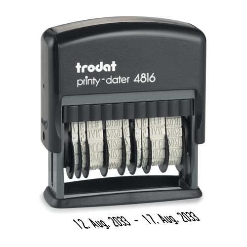 Trodat Printy 4816 double dateur (allemand)