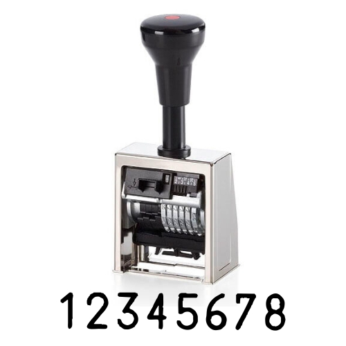 Numeratore REINER B6 8-cifre 5.5mm Block