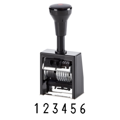 Numeratore REINER B6K 6-cifre 4.5mm Block