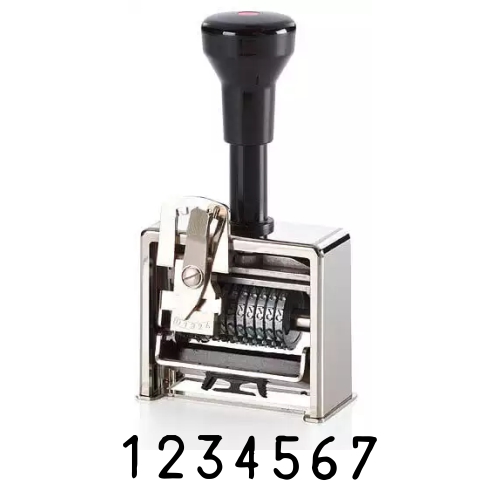 Numeratore REINER C1 7-cifre 4.5mm Block