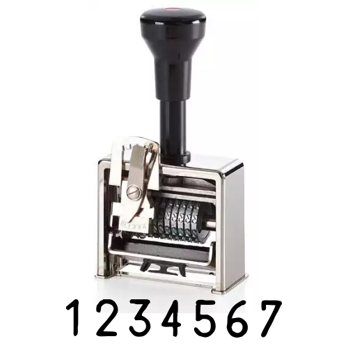 Numeratore REINER C1 7-cifre 4.5mm Block