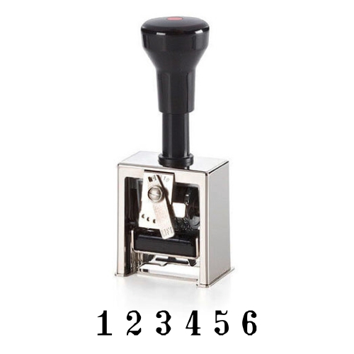 Numeratore REINER B2 6-cifre 3.5mm Antiqua