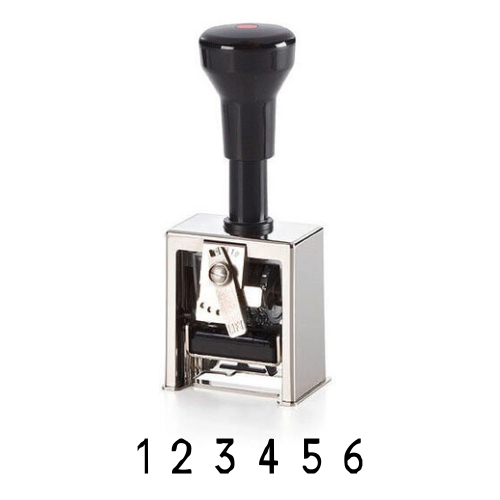 Numeratore REINER B2 6-cifre 3.5mm Block