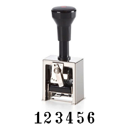 Numeratore REINER B2 6-cifre 4.5mm Antiqua