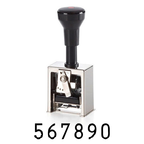 Numeratore REINER B2 6-cifre 5.5mm Block
