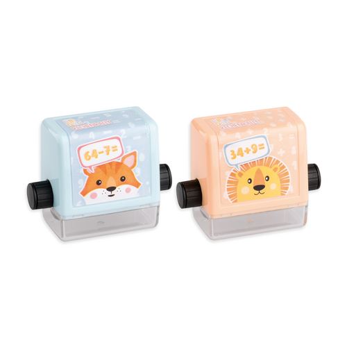 pi&#249;/meno Timbro a rullo Little Dots Little Dots™ Rechenrally™