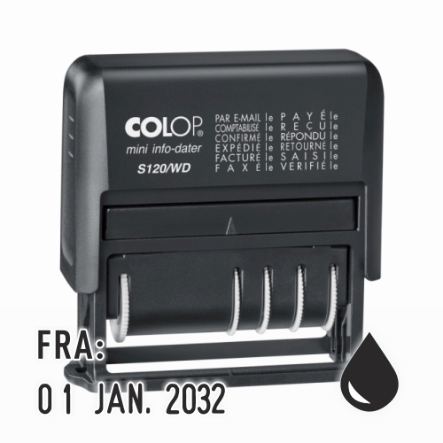 Colop Mini-Info-Dater S 120/WD - FRANCESE